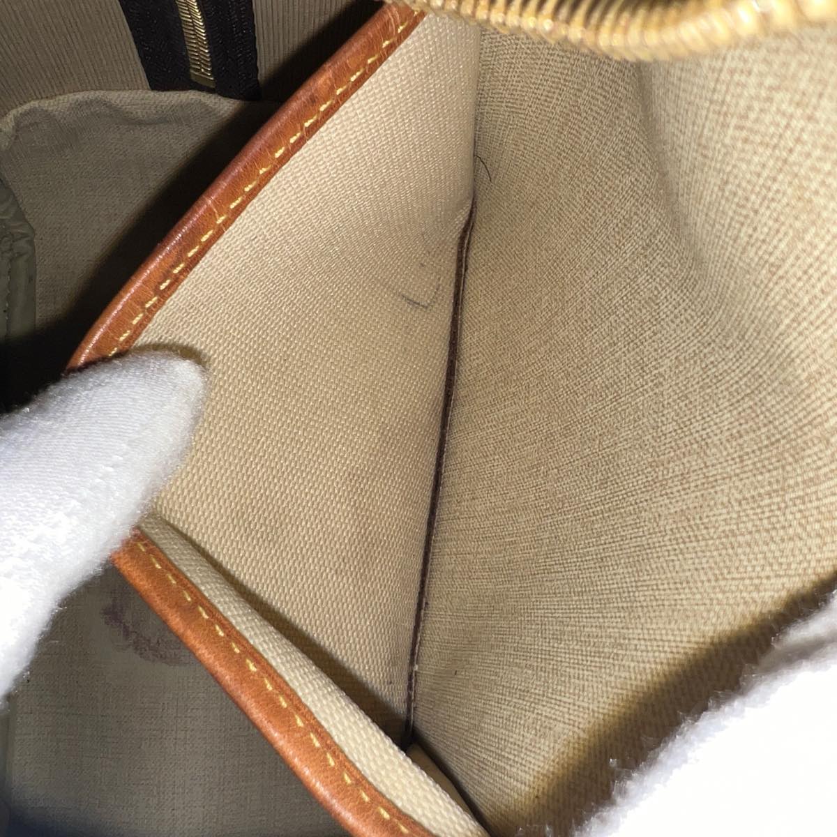 LOUIS VUITTON Monogram Deauville Hand Bag M47270 LV hs1545
