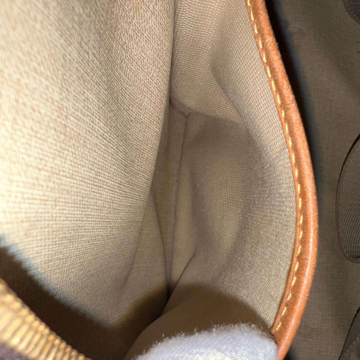 LOUIS VUITTON Monogram Deauville Hand Bag M47270 LV hs1545