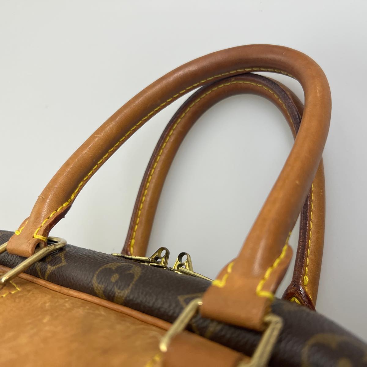 LOUIS VUITTON Monogram Deauville Hand Bag M47270 LV hs1545