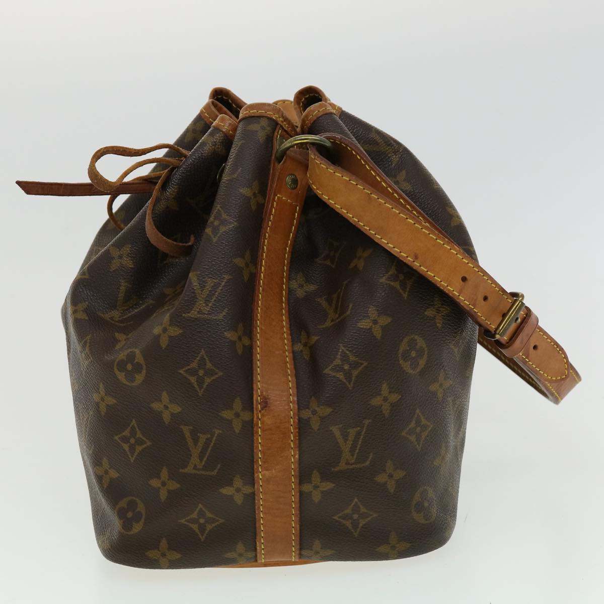 LOUIS VUITTON Monogram Petit Noe Shoulder Bag M42226 LV hs1560