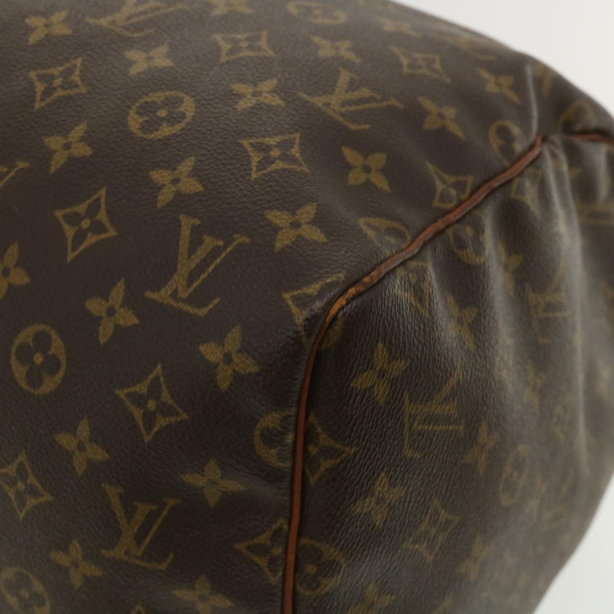 LOUIS VUITTON Monogram Keepall 55 Boston Bag M41424 LV hs1588
