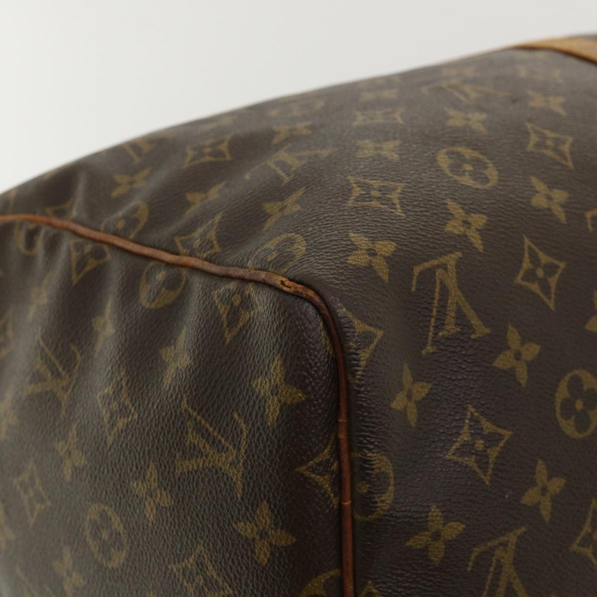 LOUIS VUITTON Monogram Keepall 55 Boston Bag M41424 LV hs1588