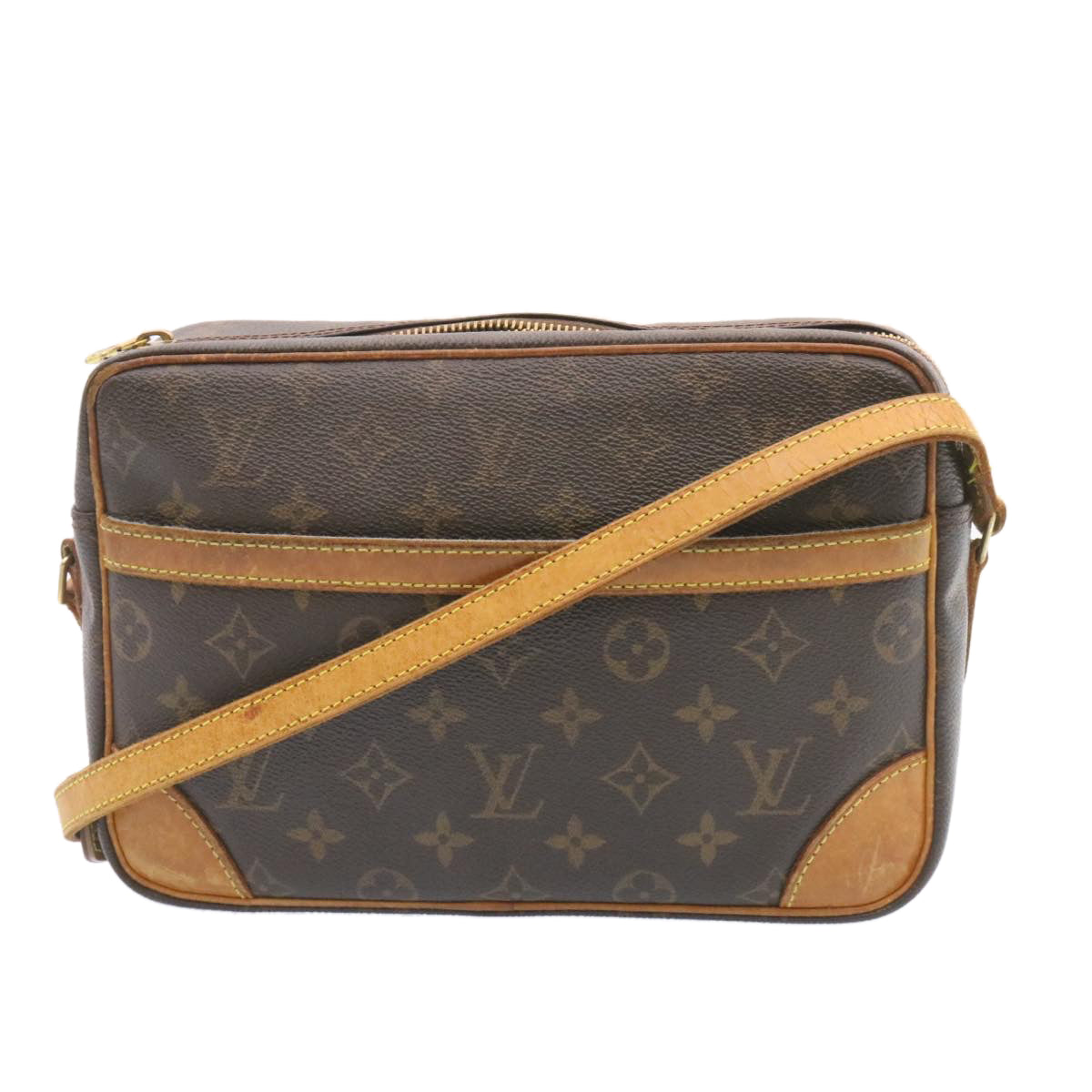 LOUIS VUITTON Monogram Trocadero 27 Shoulder Bag M51274 LV hs191