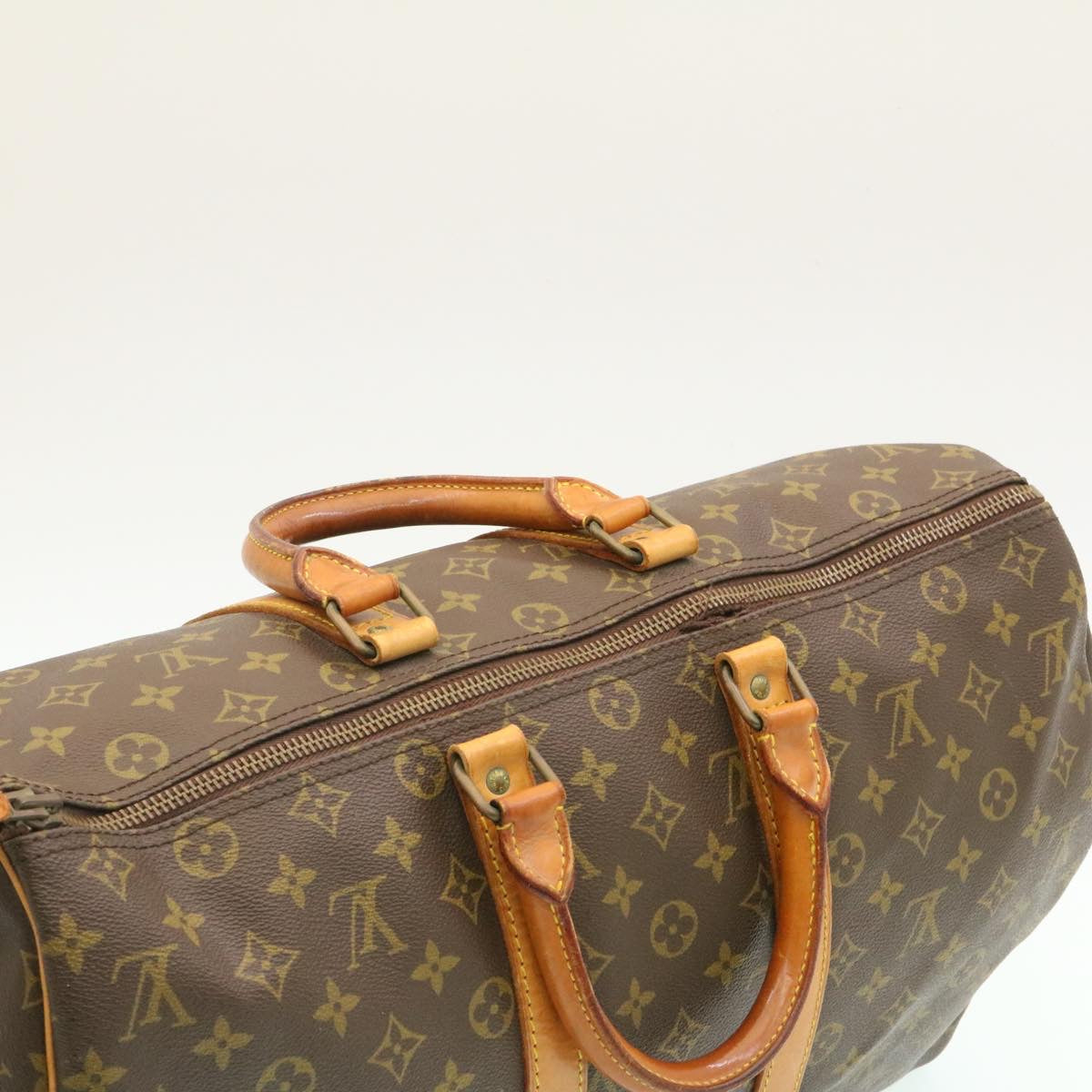 LOUIS VUITTON Monogram Keepall 45 Boston Bag Vintage M41428 LV hs230