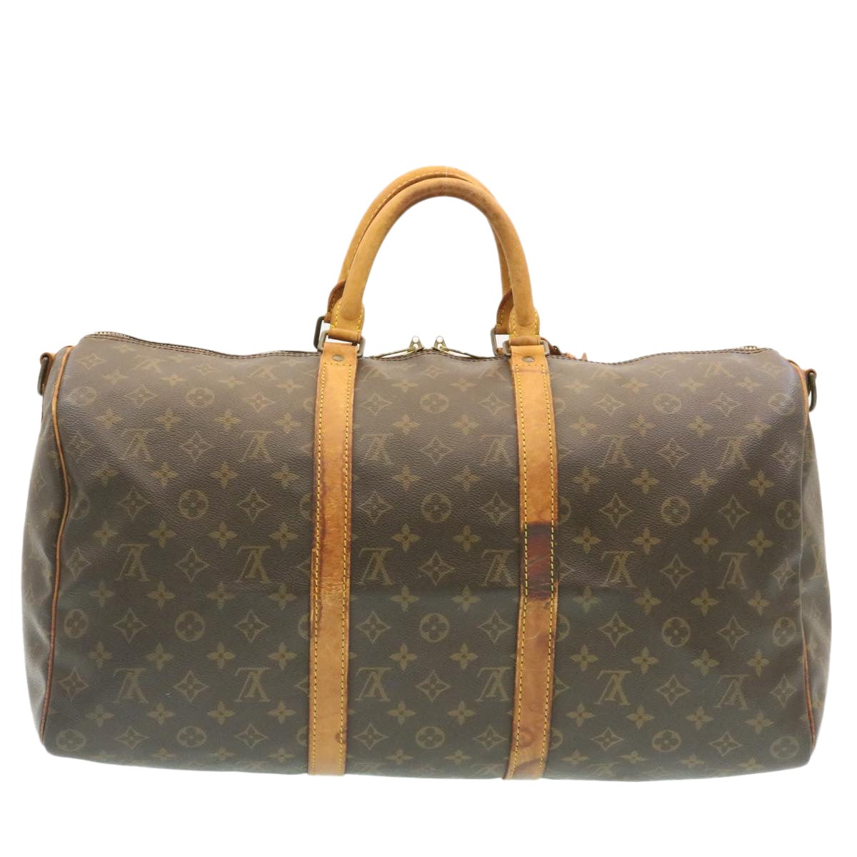 LOUIS VUITTON Monogram Keepall Bandouliere 50 Boston Bag M41416 LV hs233