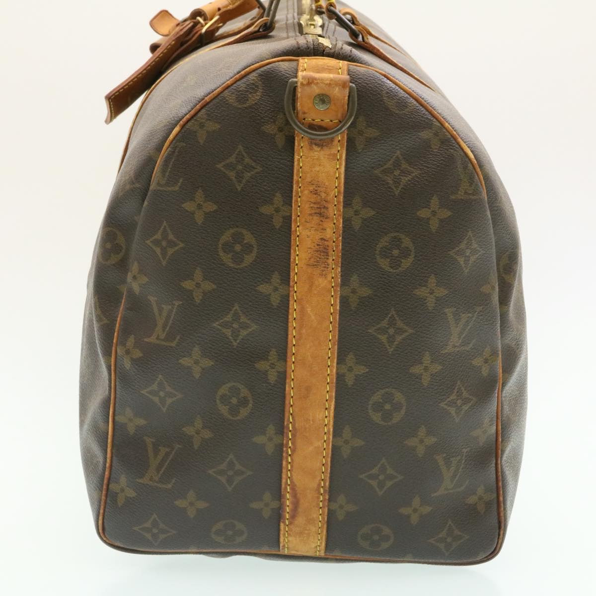 LOUIS VUITTON Monogram Keepall Bandouliere 50 Boston Bag M41416 LV hs233