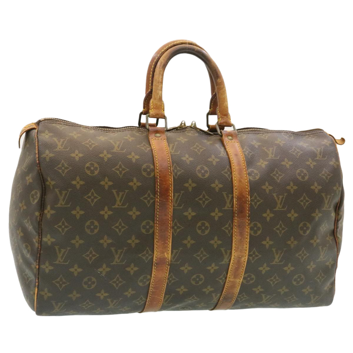 LOUIS VUITTON Monogram Keepall 45 Boston Bag M41428 LV hs237