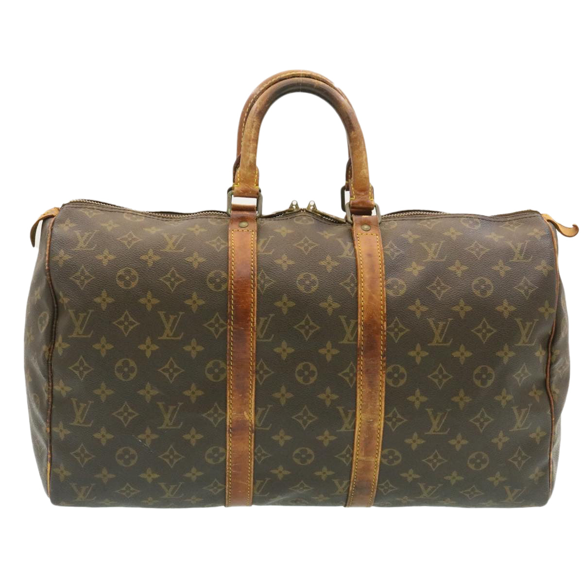LOUIS VUITTON Monogram Keepall 45 Boston Bag M41428 LV hs237