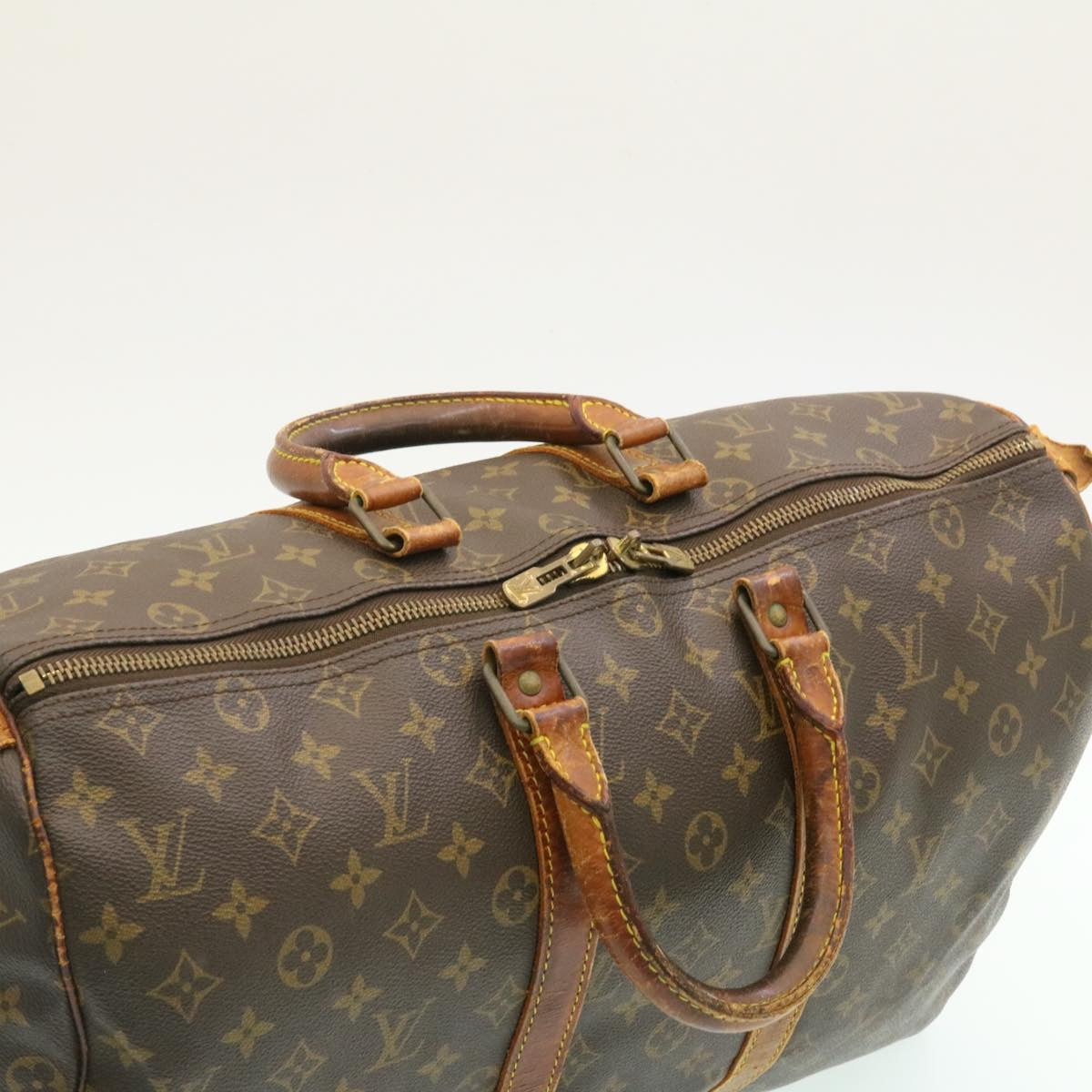 LOUIS VUITTON Monogram Keepall 45 Boston Bag M41428 LV hs237