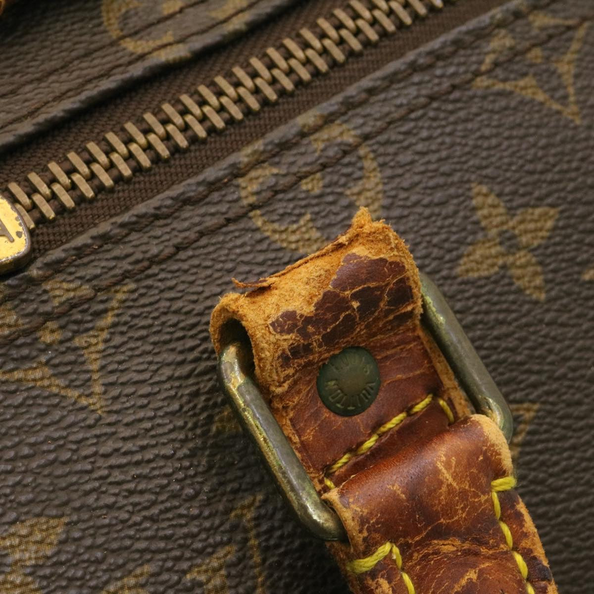 LOUIS VUITTON Monogram Keepall Bandouliere 50 Boston Bag M41416 LV hs240