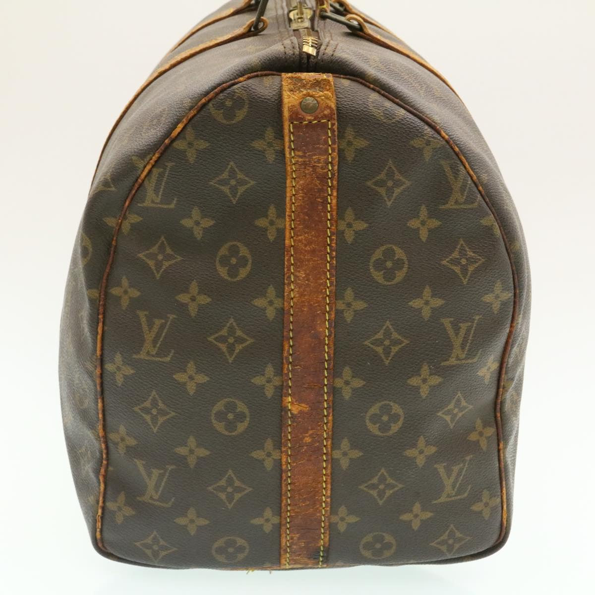 LOUIS VUITTON Monogram Keepall Bandouliere 50 Boston Bag M41416 LV hs240