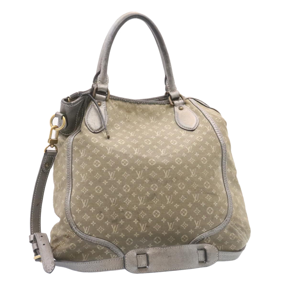 LOUIS VUITTON Monogram Mini Lin Anjoul Tote Bag Gray M95622 LV hs243