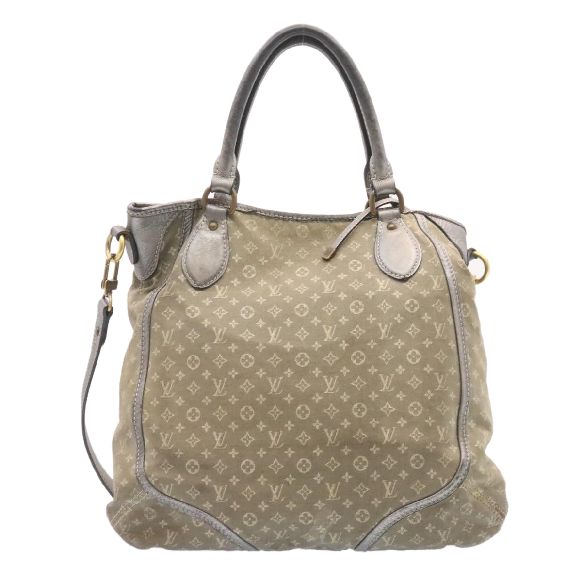 LOUIS VUITTON Monogram Mini Lin Anjoul Tote Bag Gray M95622 LV hs243