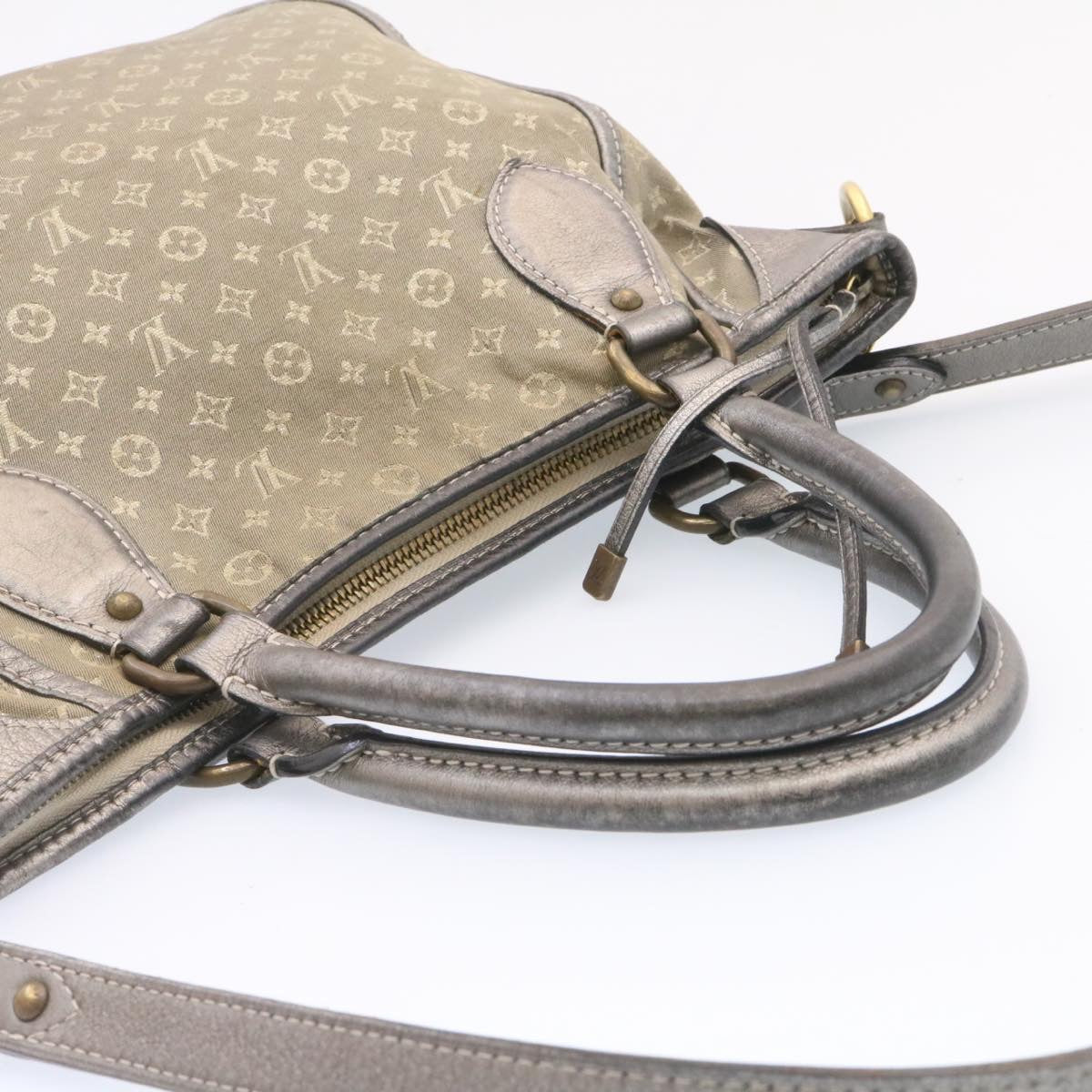 LOUIS VUITTON Monogram Mini Lin Anjoul Tote Bag Gray M95622 LV hs243