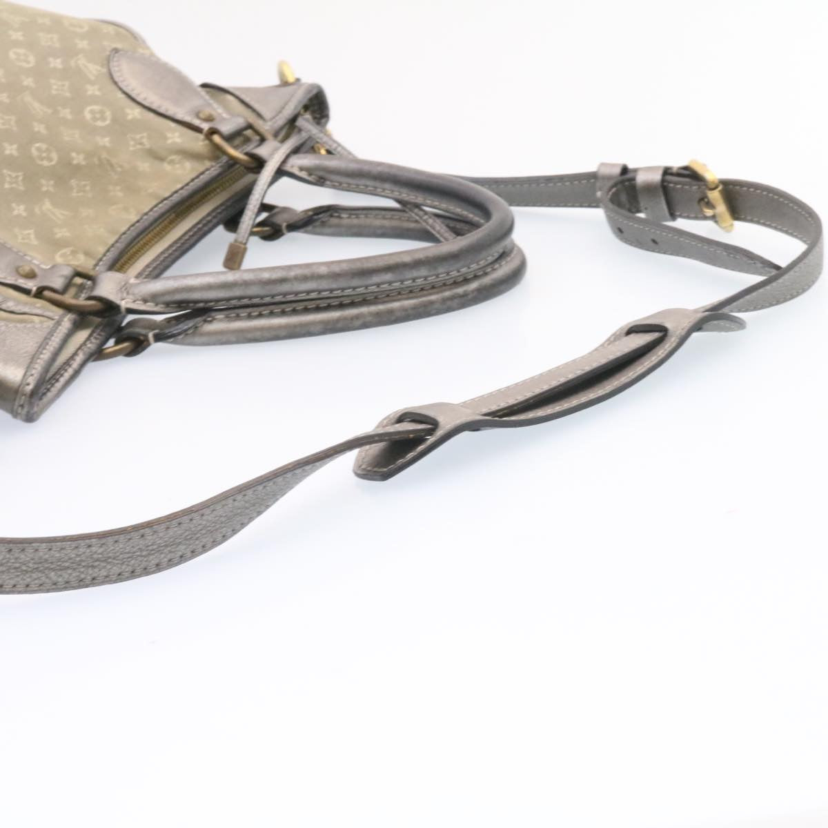 LOUIS VUITTON Monogram Mini Lin Anjoul Tote Bag Gray M95622 LV hs243