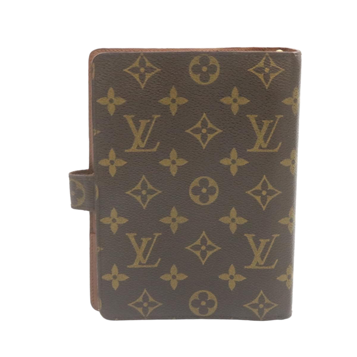 LOUIS VUITTON Monogram Agenda MM Day Planner Cover R20105 LV hs384