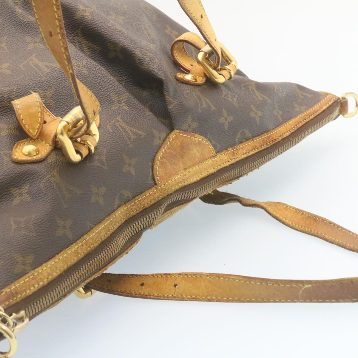 LOUIS VUITTON Monogram Palermo PM Tote Bag M40145 LV hs506