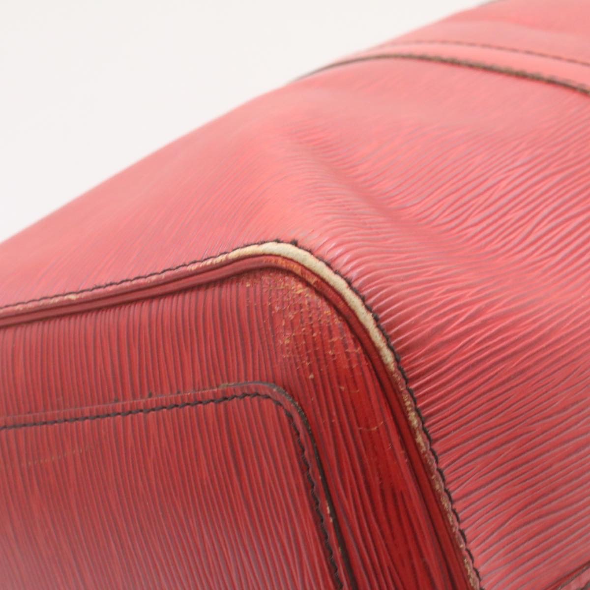 LOUIS VUITTON Epi Keepall 45 Boston Bag Red M42977 LV hs667