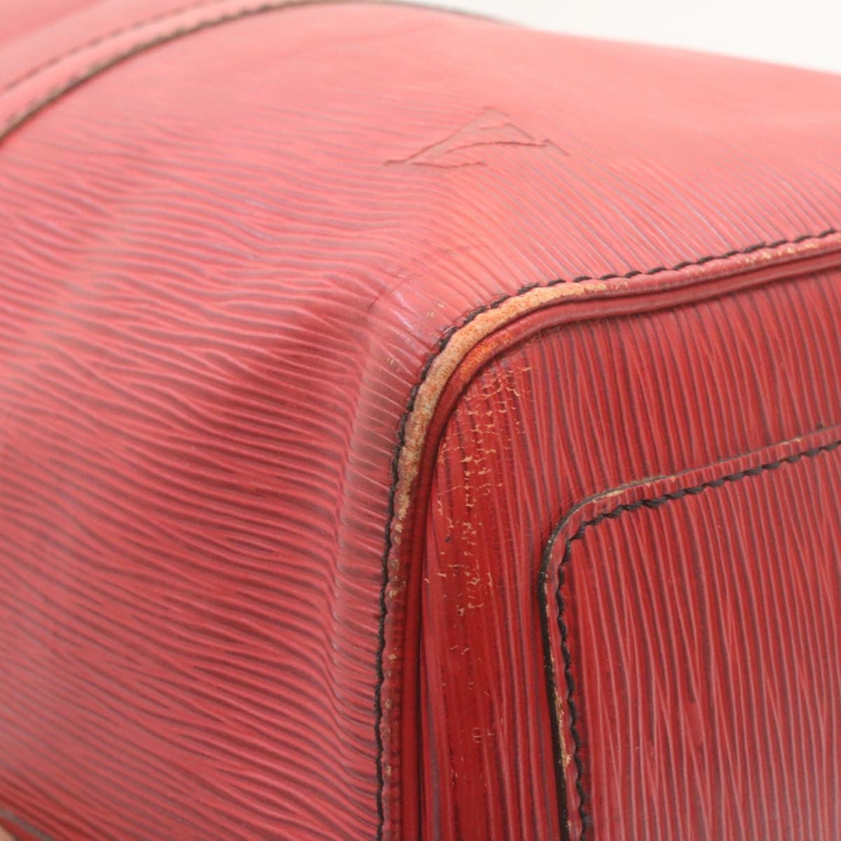 LOUIS VUITTON Epi Keepall 45 Boston Bag Red M42977 LV hs667