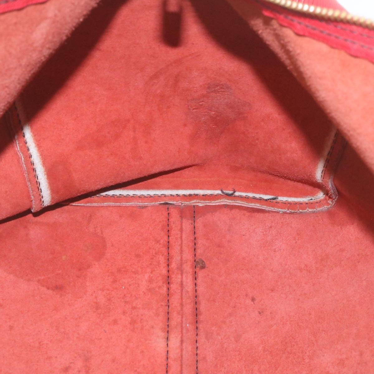 LOUIS VUITTON Epi Keepall 45 Boston Bag Red M42977 LV hs667