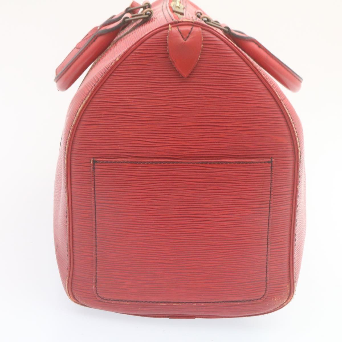 LOUIS VUITTON Epi Keepall 45 Boston Bag Red M42977 LV hs667