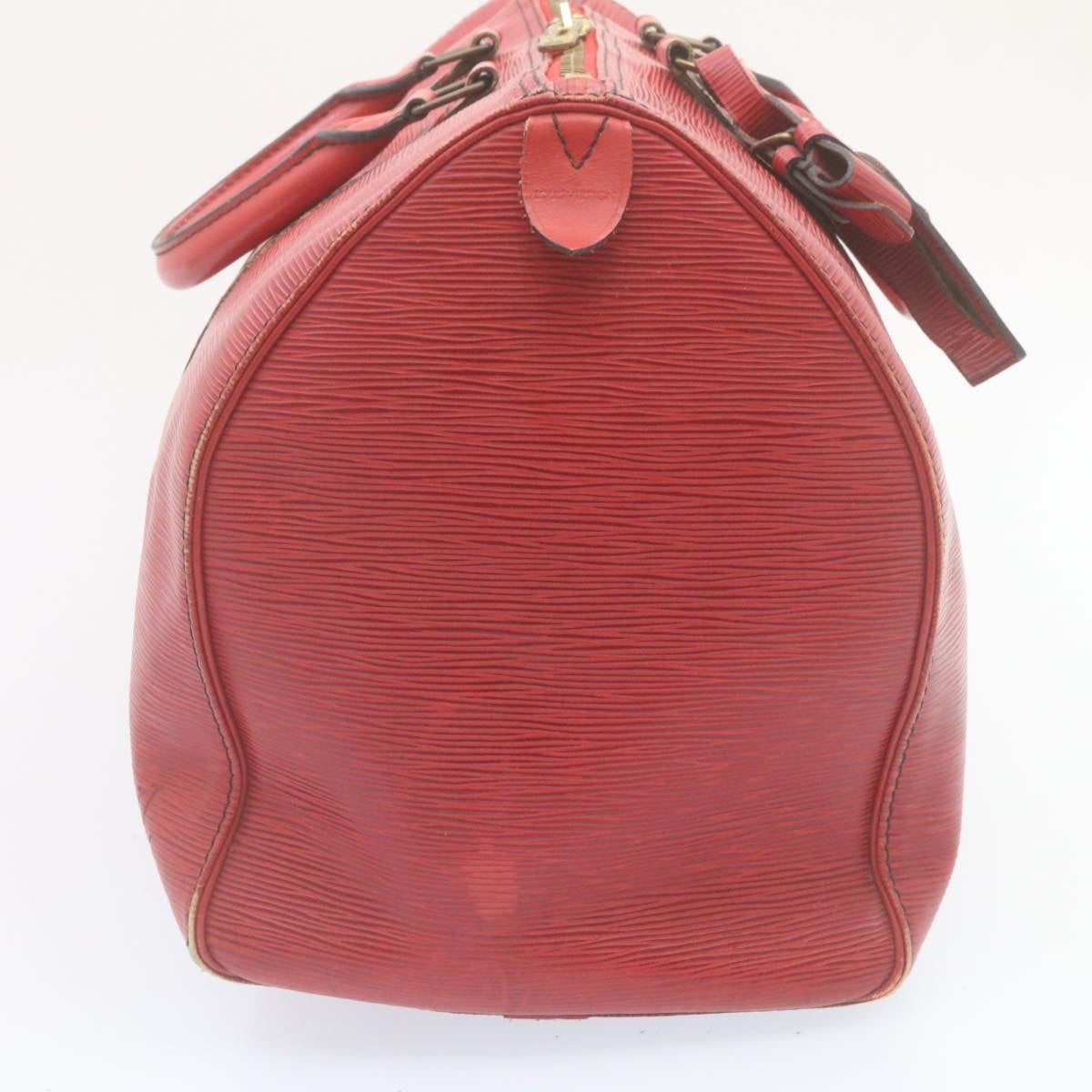 LOUIS VUITTON Epi Keepall 45 Boston Bag Red M42977 LV hs667