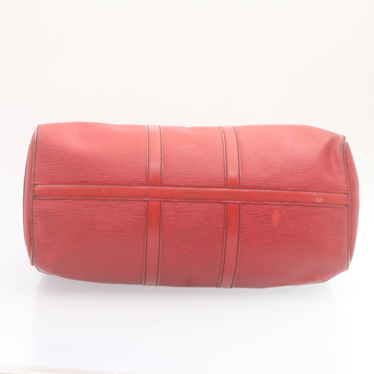 LOUIS VUITTON Epi Keepall 45 Boston Bag Red M42977 LV hs667