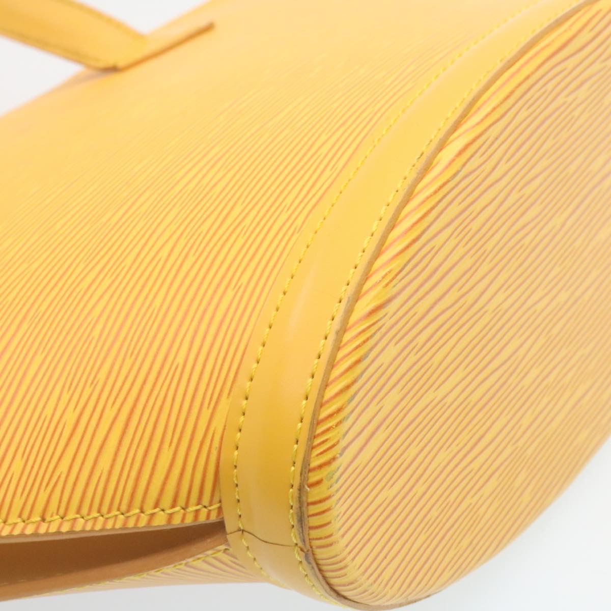 LOUIS VUITTON Epi Saint Jacques Hand Bag Yellow M52279 LV hs692