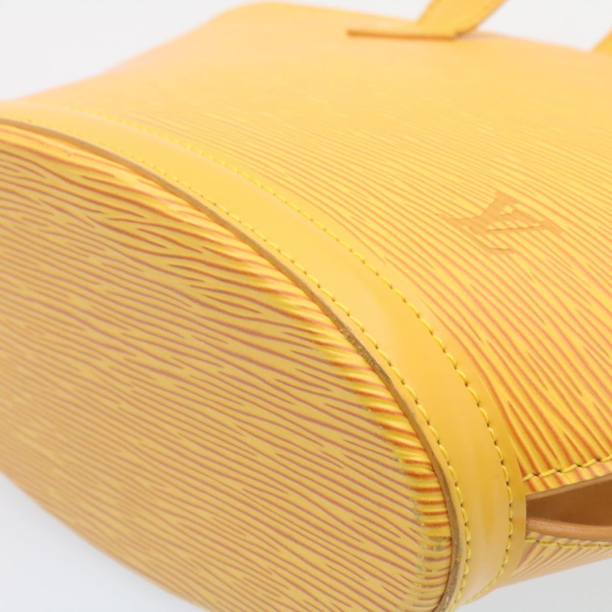 LOUIS VUITTON Epi Saint Jacques Hand Bag Yellow M52279 LV hs692