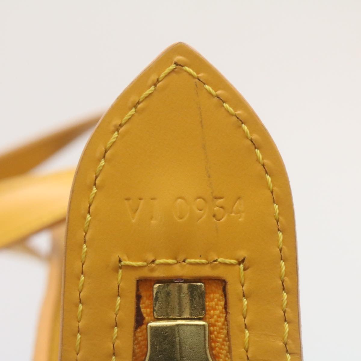LOUIS VUITTON Epi Saint Jacques Hand Bag Yellow M52279 LV hs692