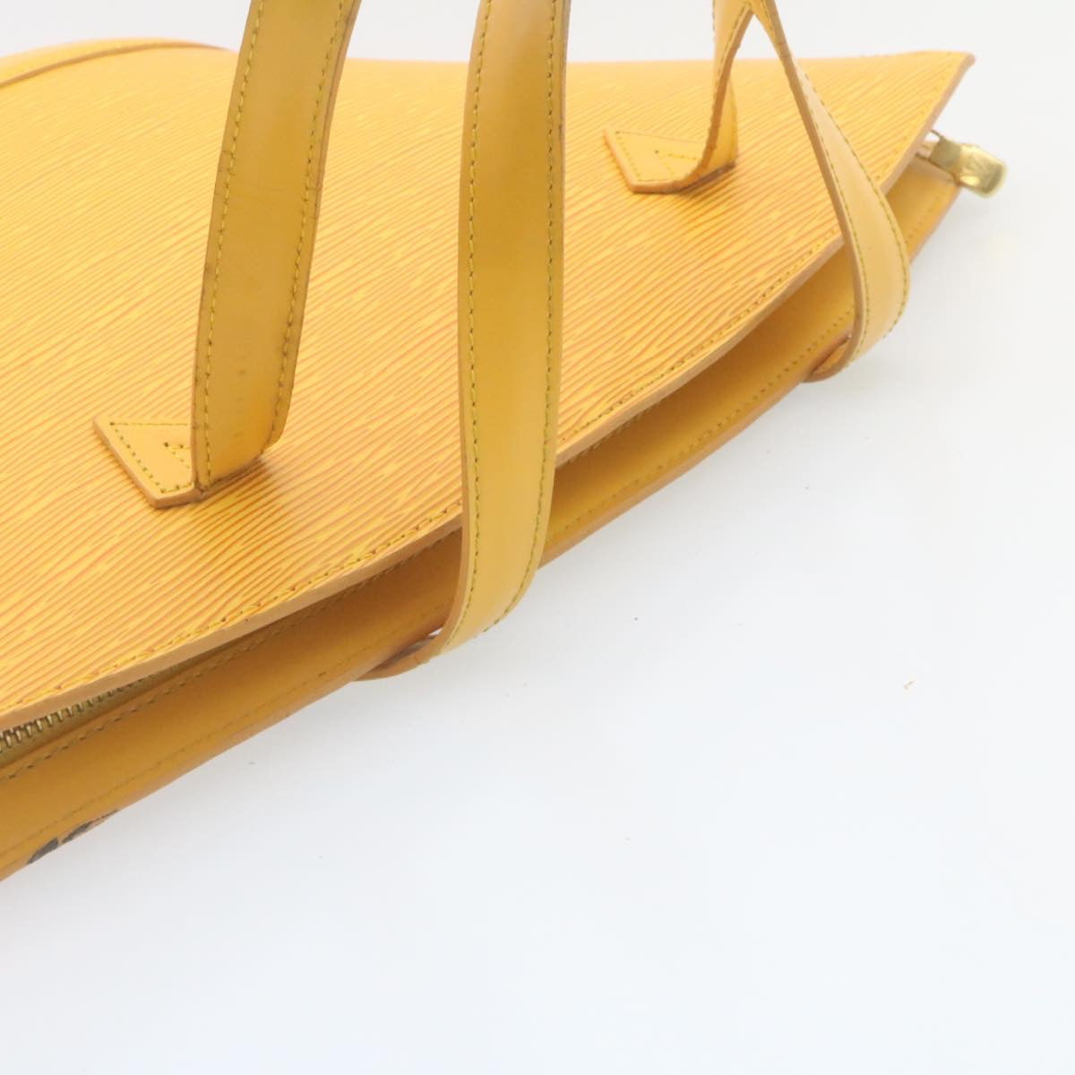 LOUIS VUITTON Epi Saint Jacques Hand Bag Yellow M52279 LV hs692