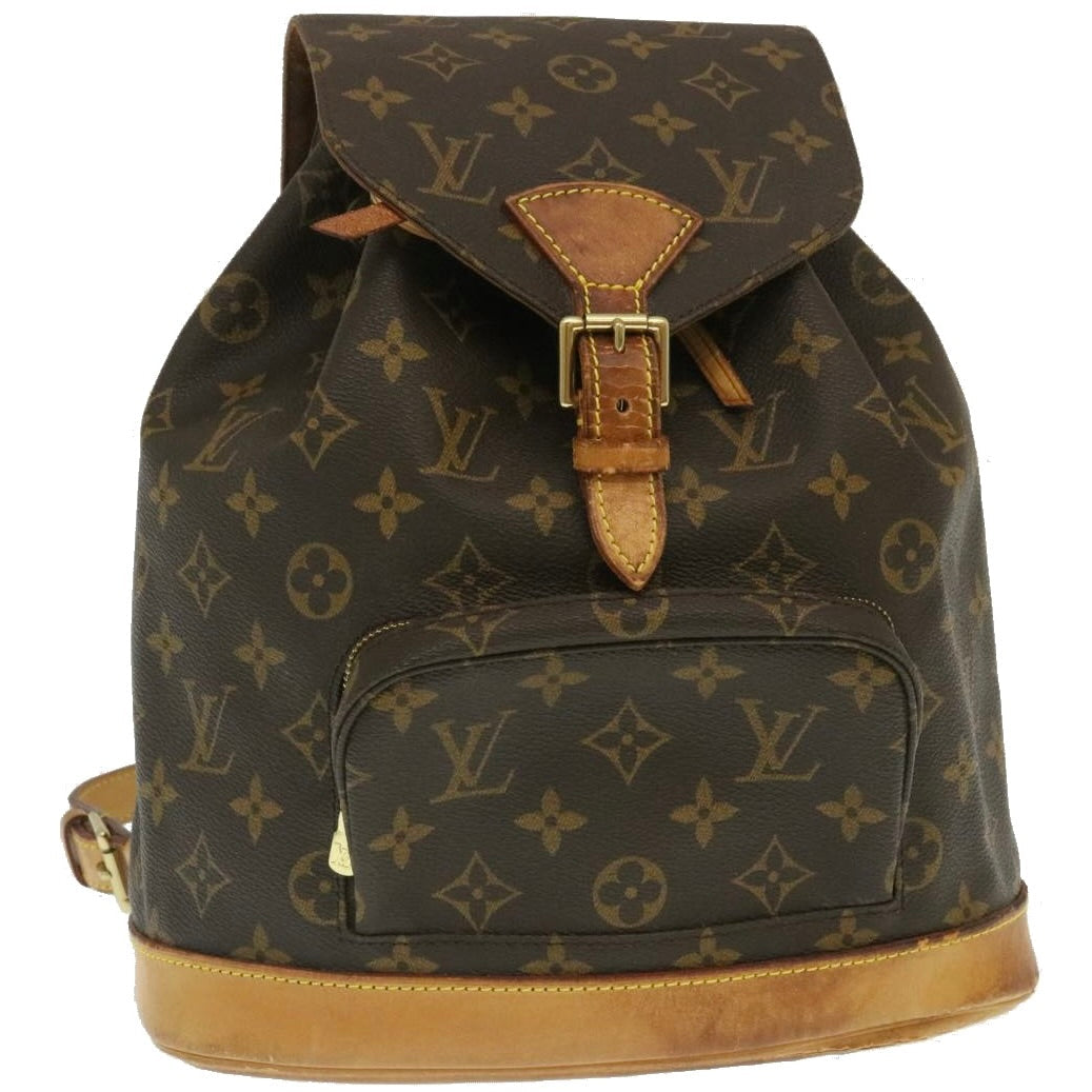 LOUIS VUITTON Monogram Montsouris MM Backpack M51136 LV hs818