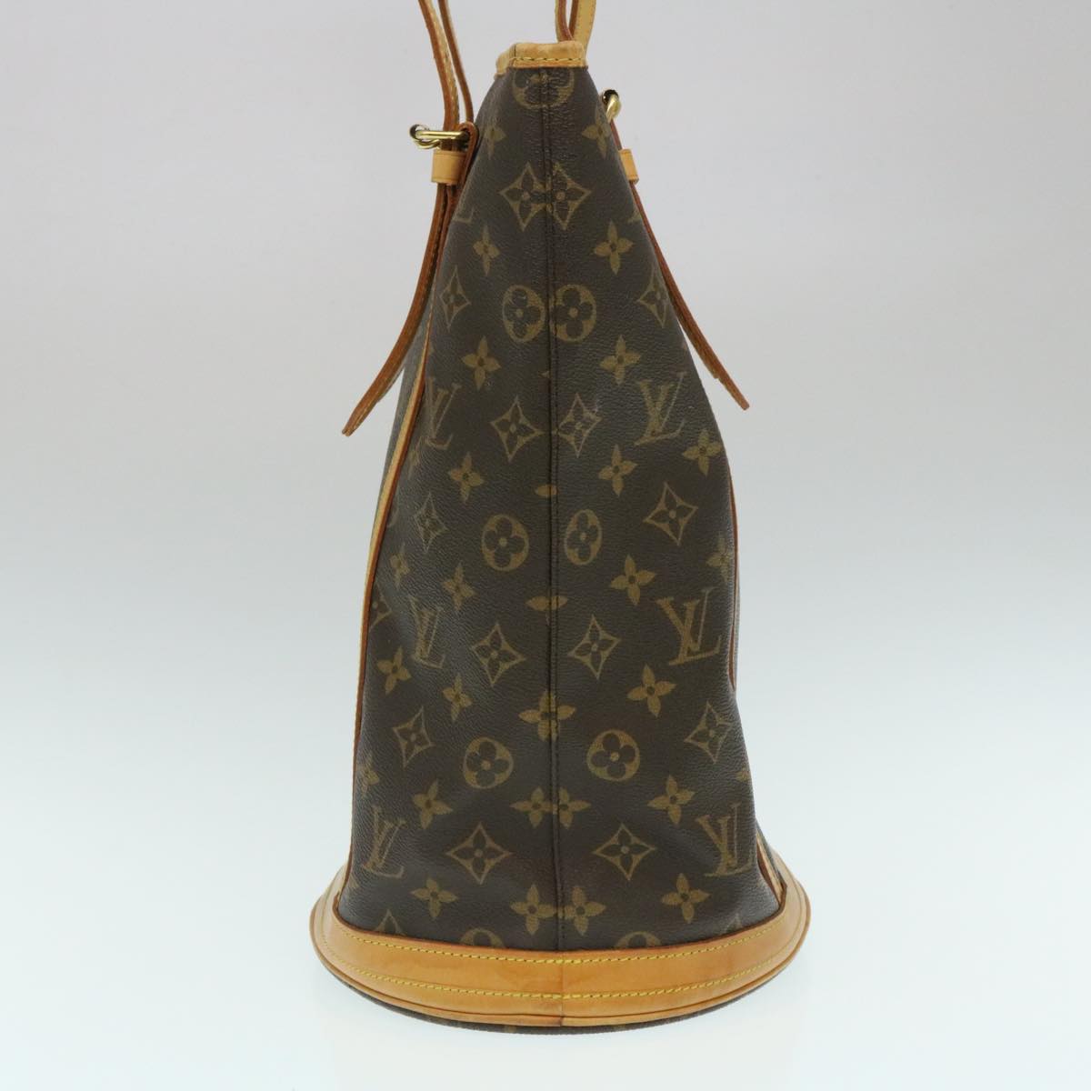 LOUIS VUITTON Monogram Bucket GM Shoulder Bag bs465 LV hs884