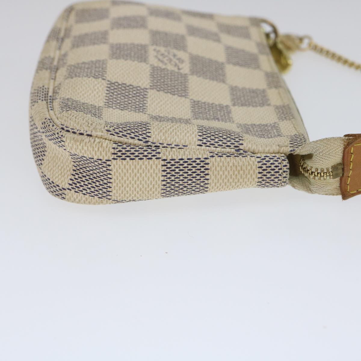 LOUIS VUITTON Damier Azur Mini Pochette Accessoires Pouch N58010 LV hs977