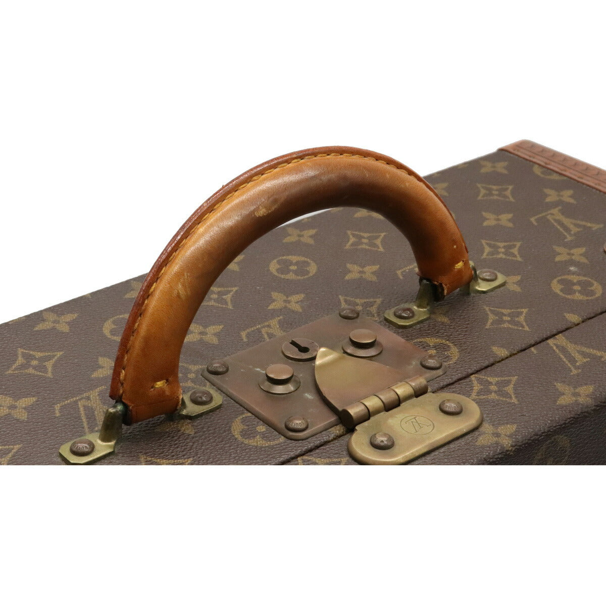 Louis Vuitton Monogram Super President Suitcase Business Bag Trunk Vintage