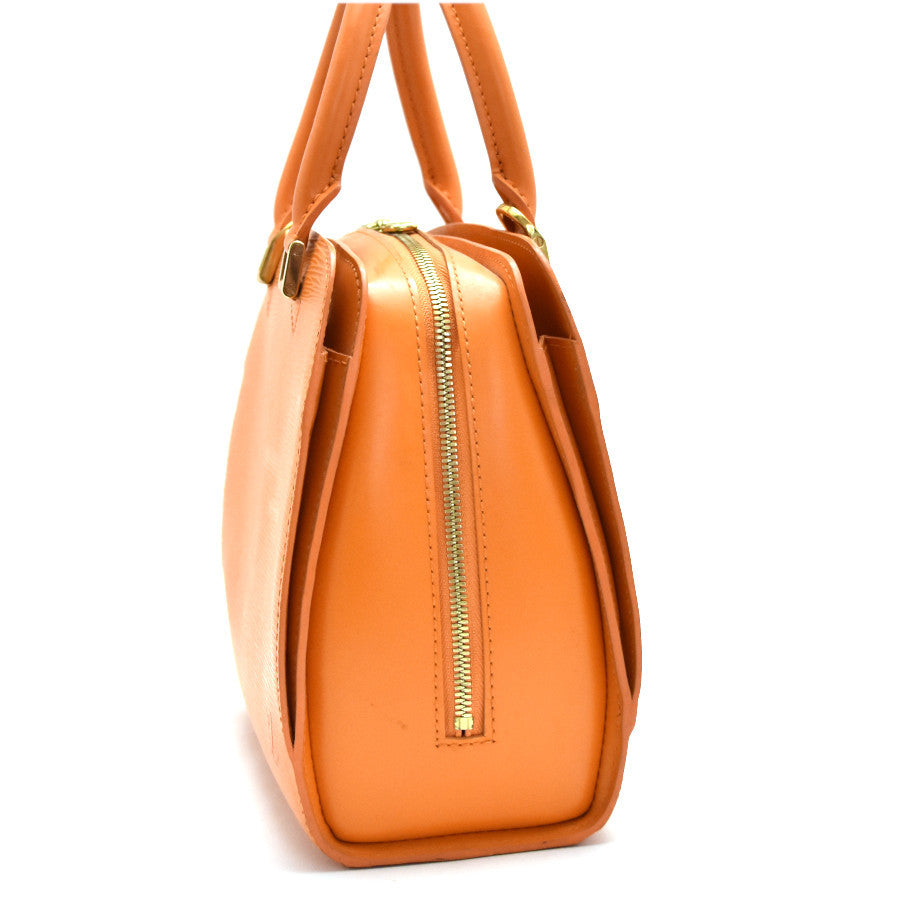 Louis Vuitton Orange Epi Pont Neuf Handbag M5205H