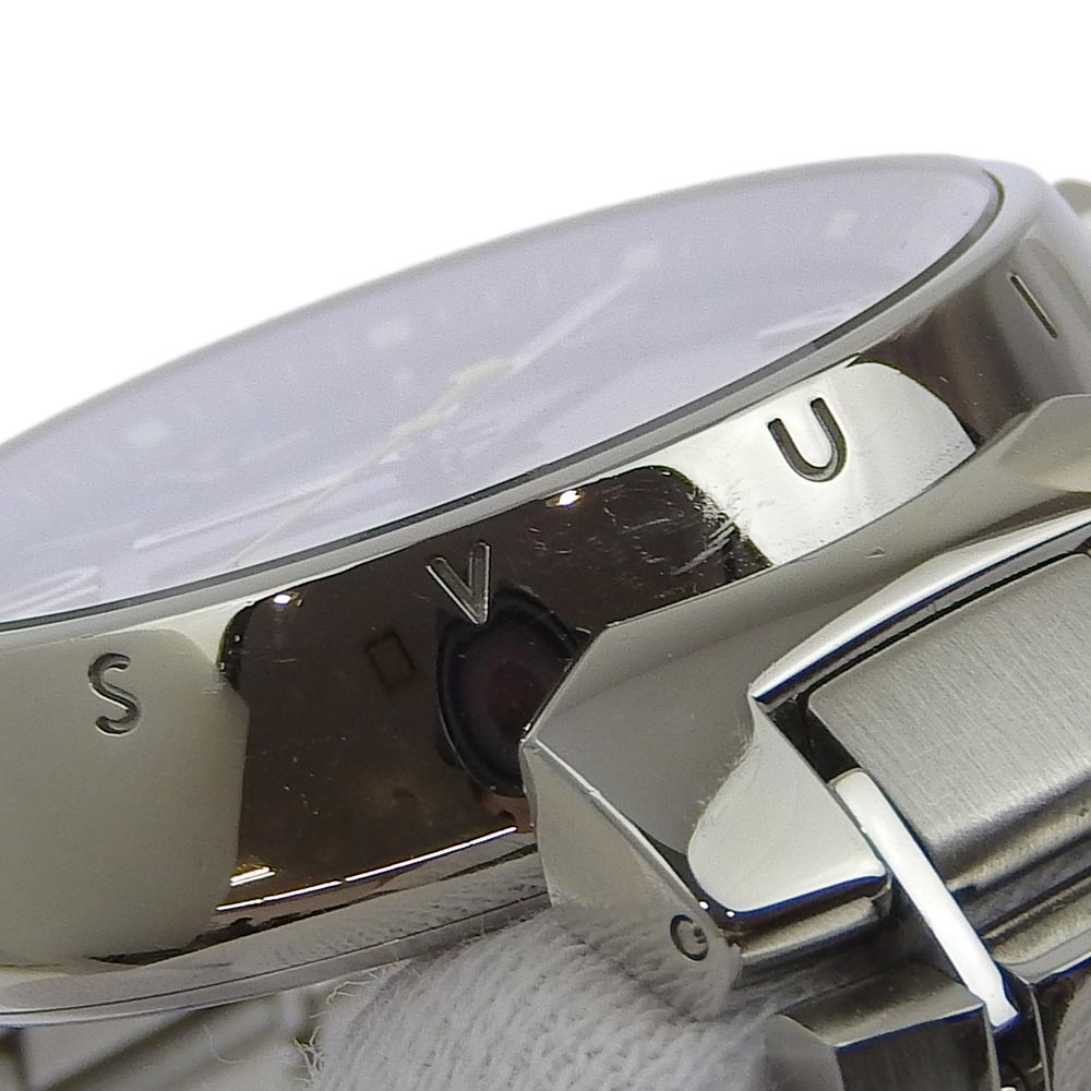 Louis Vuitton Tambour Watch Q1311 Stainless Steel Quartz