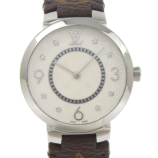 Louis Vuitton Tambour Slim Watch Stainless Steel Quartz