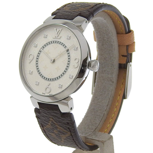 Louis Vuitton Tambour Slim Watch Stainless Steel Quartz