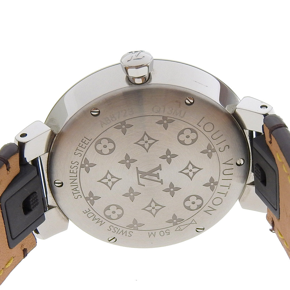 Louis Vuitton Tambour Slim Watch Stainless Steel Quartz