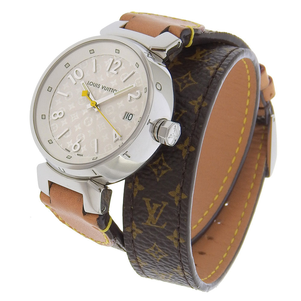 Louis Vuitton Tambour Watch Q1313 Stainless Steel Quartz