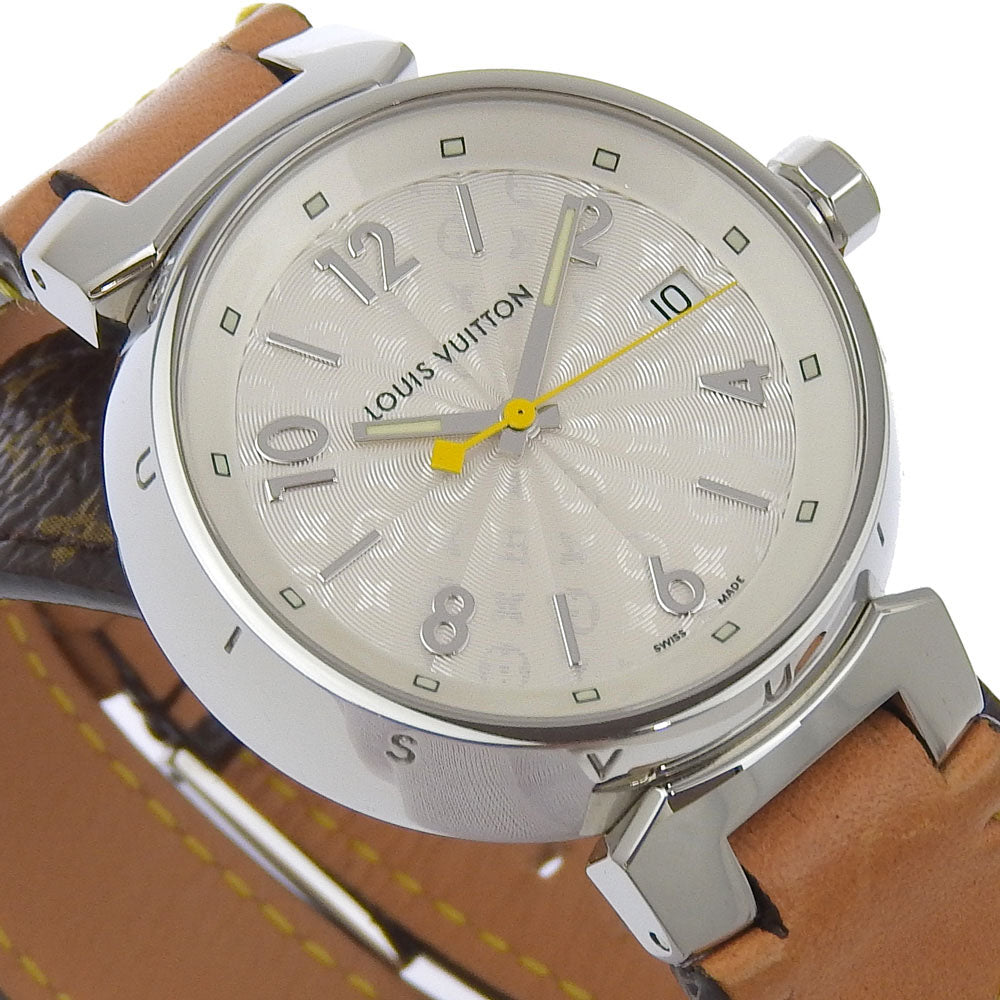 Louis Vuitton Tambour Watch Q1313 Stainless Steel Quartz