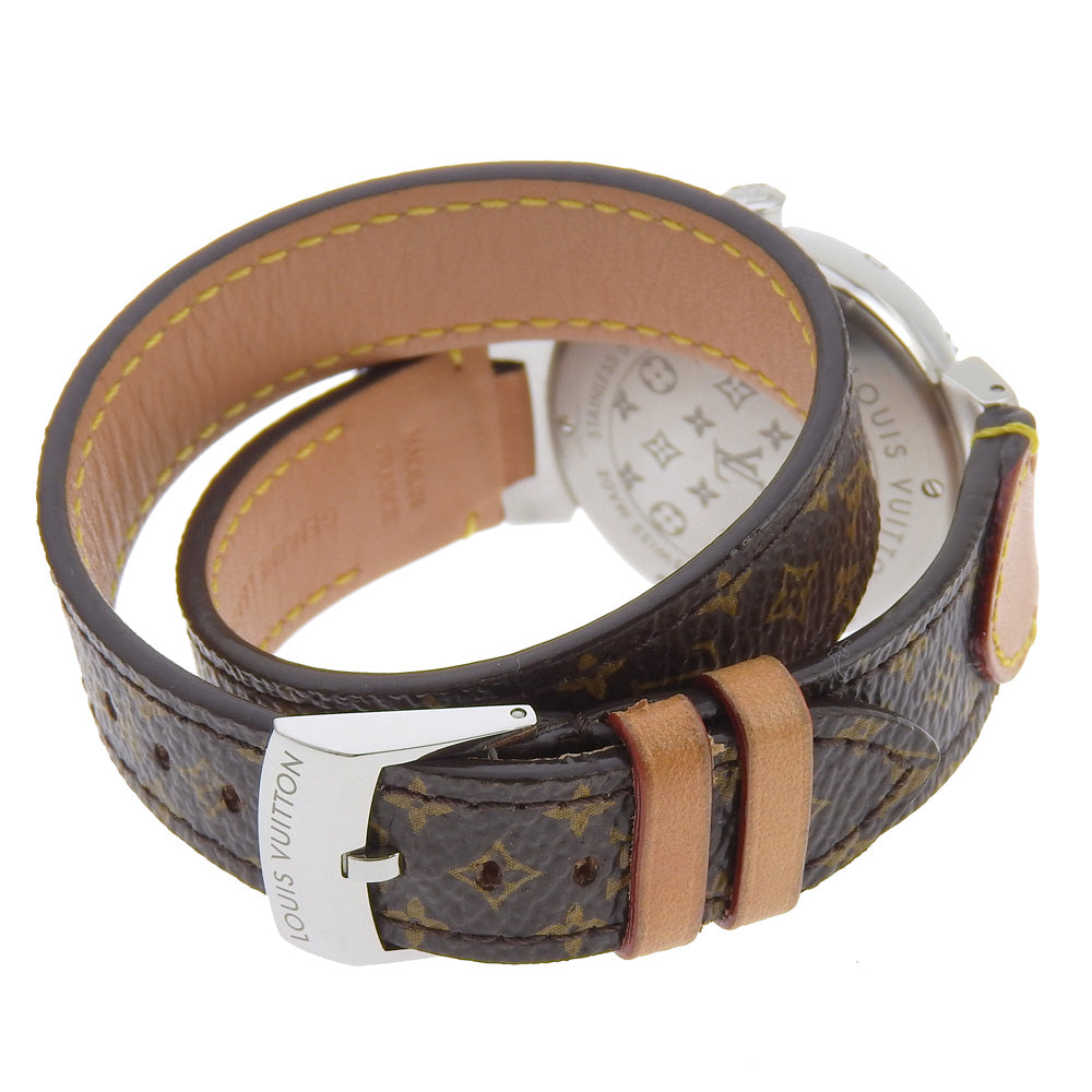 Louis Vuitton Tambour Watch Q1313 Stainless Steel Quartz