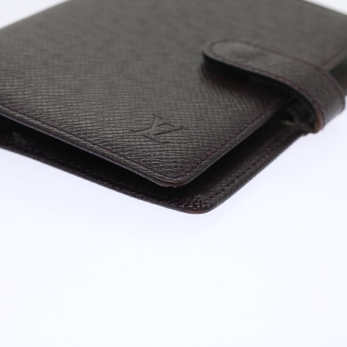 LOUIS VUITTON Taiga Agenda PM Day Planner Cover Acajou R20416 LV im446