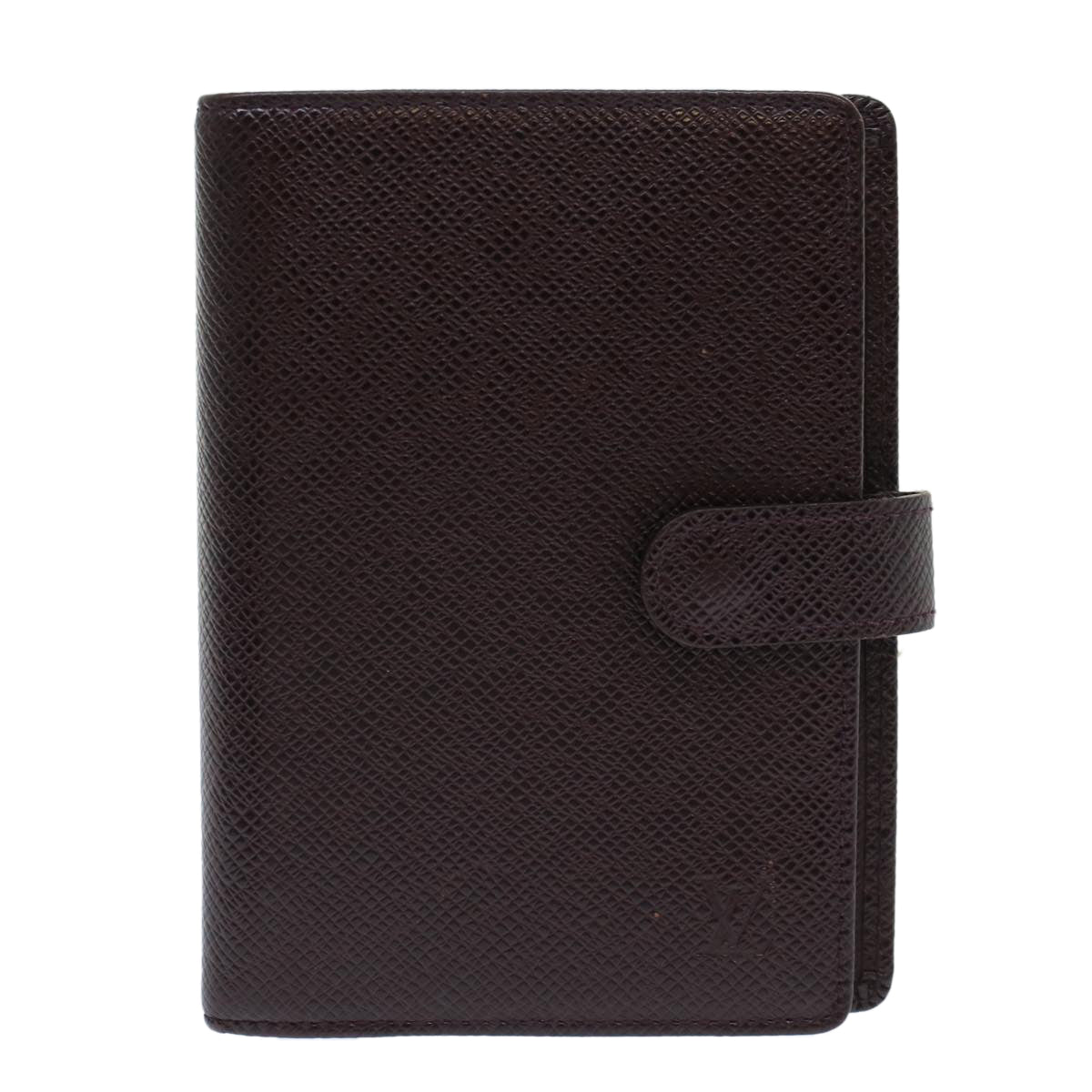 LOUIS VUITTON Taiga Agenda PM Day Planner Cover Acajou R20416 LV im446