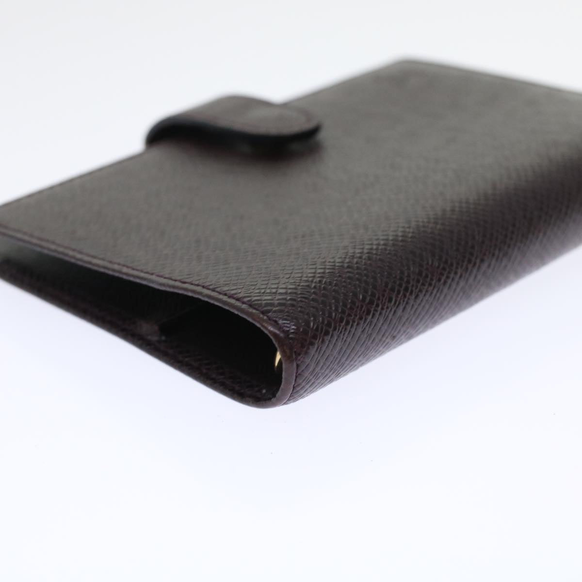 LOUIS VUITTON Taiga Agenda PM Day Planner Cover Acajou R20416 LV im446