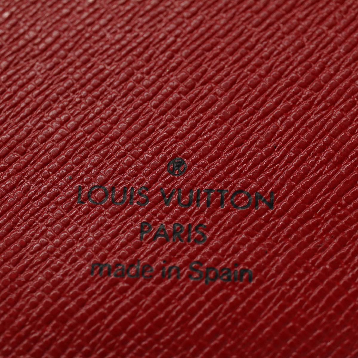 LOUIS VUITTON Epi Agenda PM Day Planner Cover Red R20057 LV im449