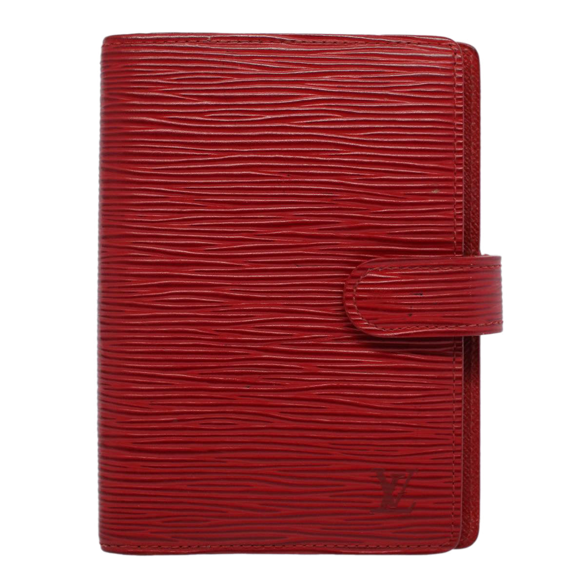 LOUIS VUITTON Epi Agenda PM Day Planner Cover Red R20057 LV im449