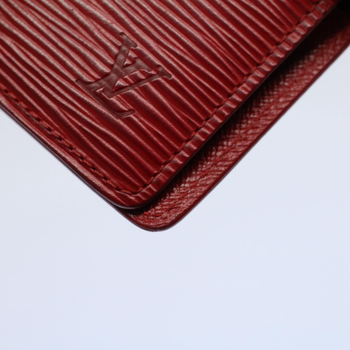LOUIS VUITTON Epi Agenda PM Day Planner Cover Red R20057 LV im449
