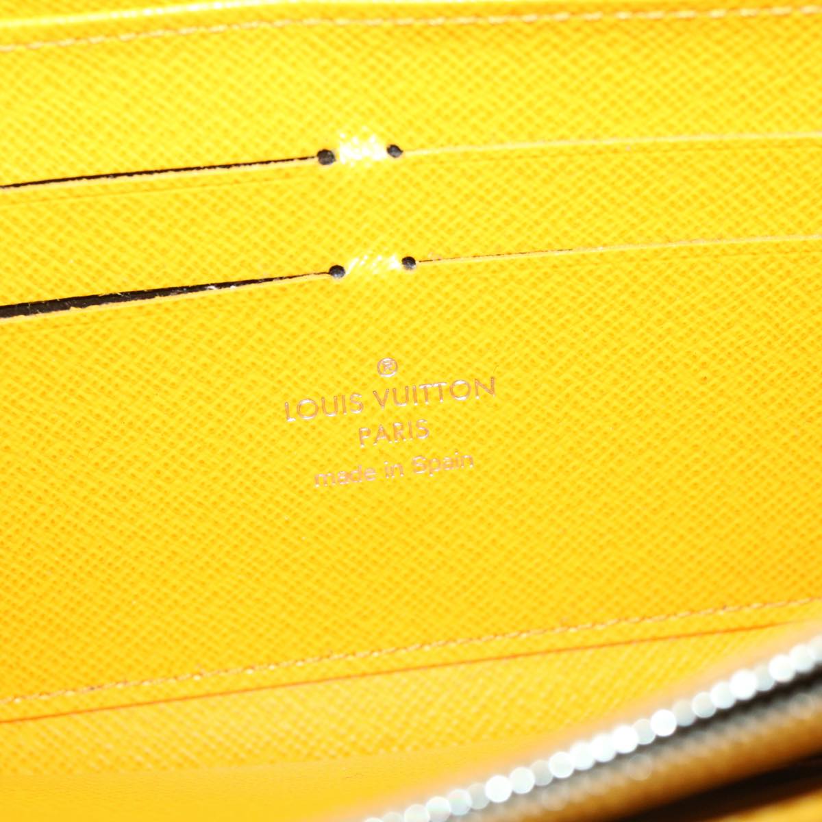 LOUIS VUITTON Epi Zippy Wallet Long Wallet Yellow M60309 LV im454